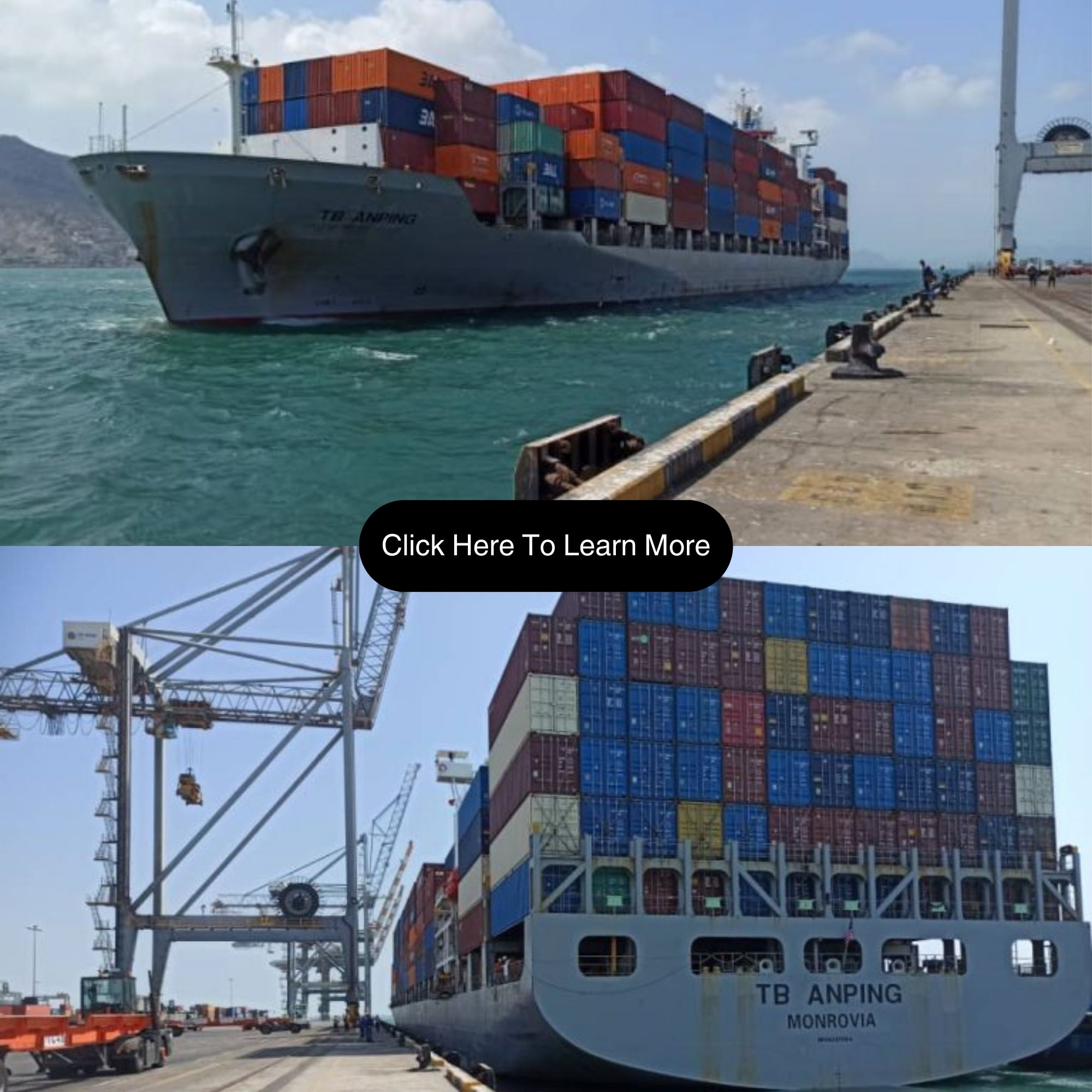 First Container Ship TB ANPING From China To Aden Under UGSA